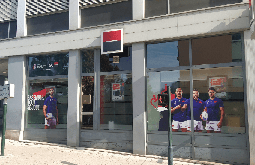 Stickers vitrine